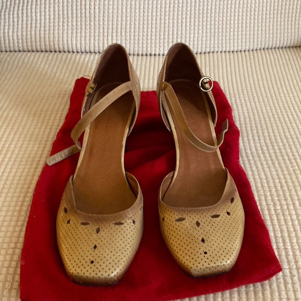 Ankle strap shoes